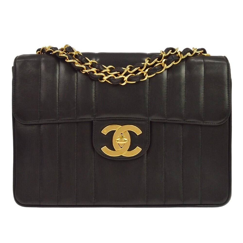 Chanel Classic Flap Vertical Quilted Lambskin Jumbo